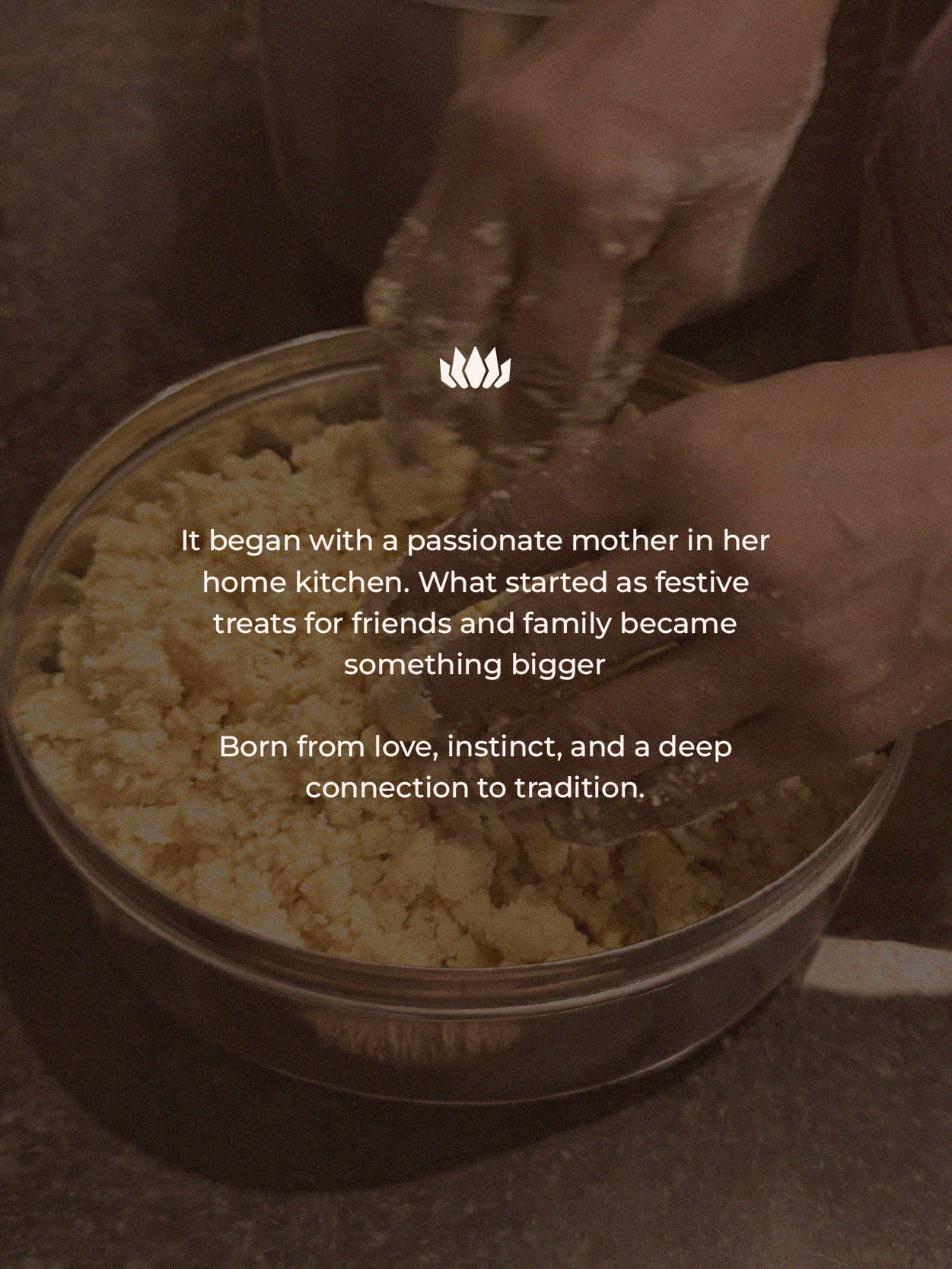 Dulci origins — a mother's kitchen