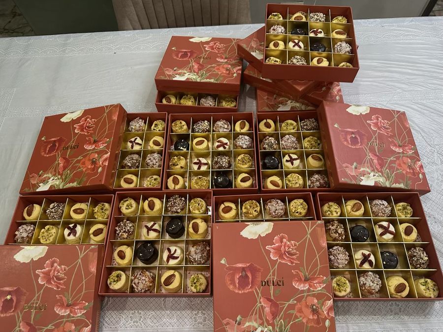 Dulci handwritten note card